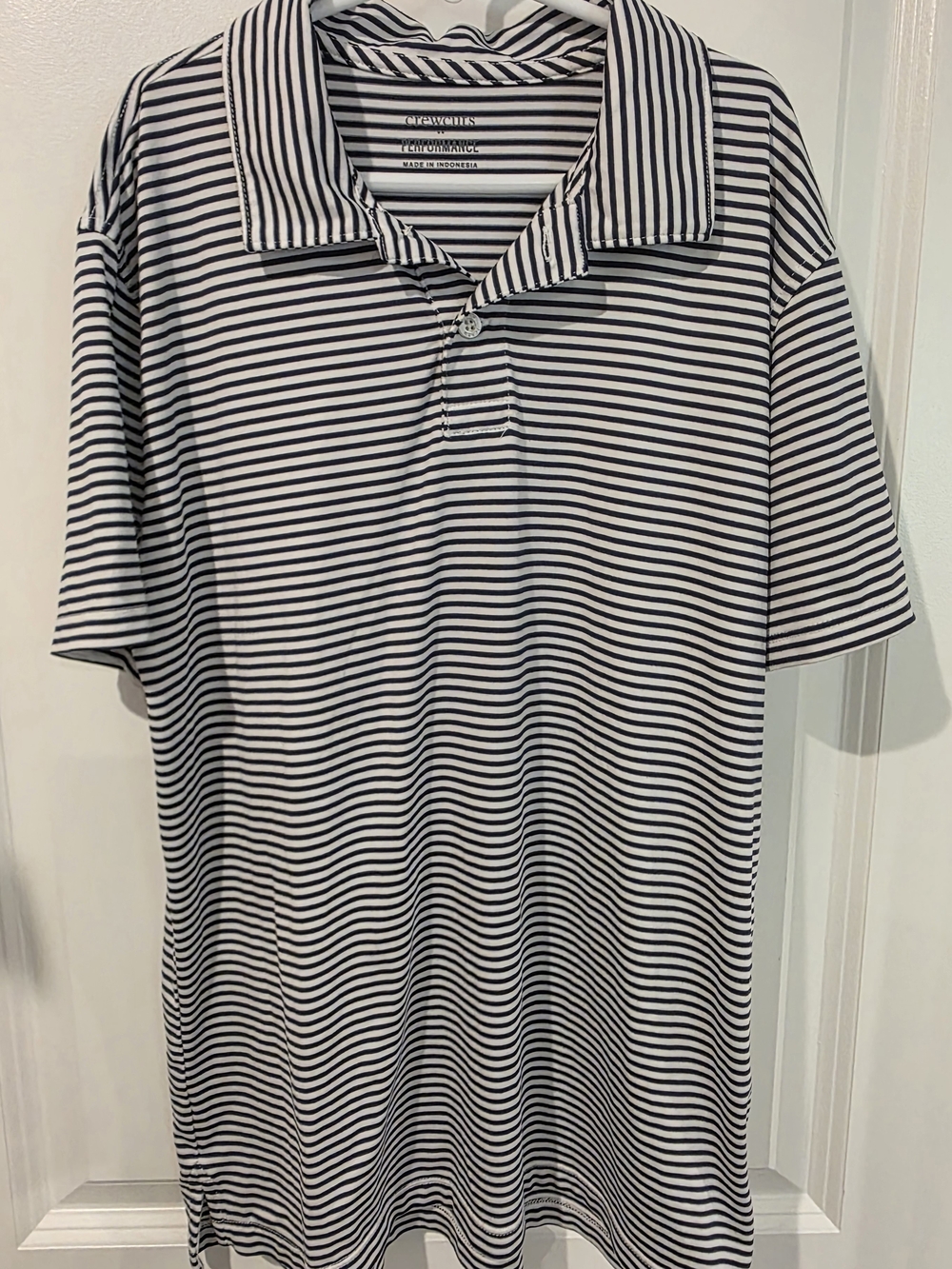 Crewcuts Performance Striped Polo Shirt